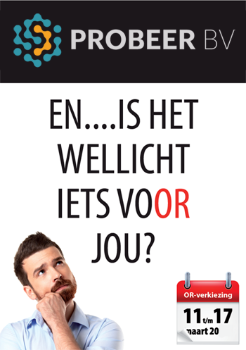 Campagne onderstuning Ondernemingsraad (poster)